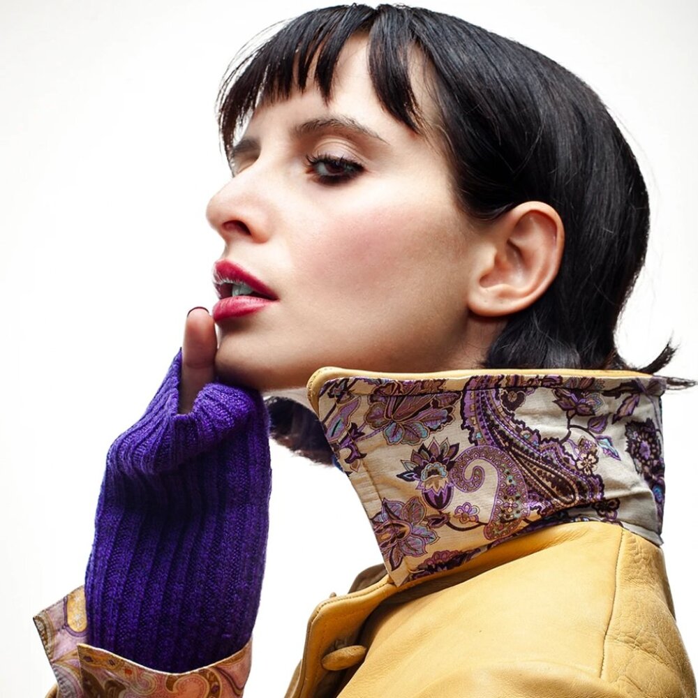 Vintage Leather Jacket w/Classic Edie Sedgwick Patch, Custom Sleeves and Accents - Picture 8 of 11